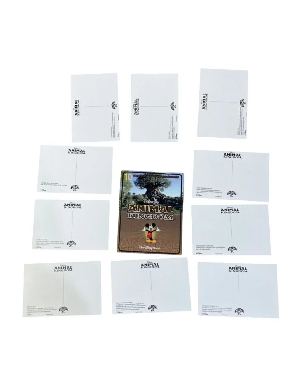 VTG Magical Memories Postcards 2 Packs (20 cards) Magic Kingdom Animal Kingdom